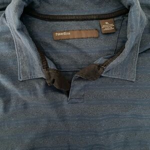 Perry Ellis Men's Striped Polo Shirt